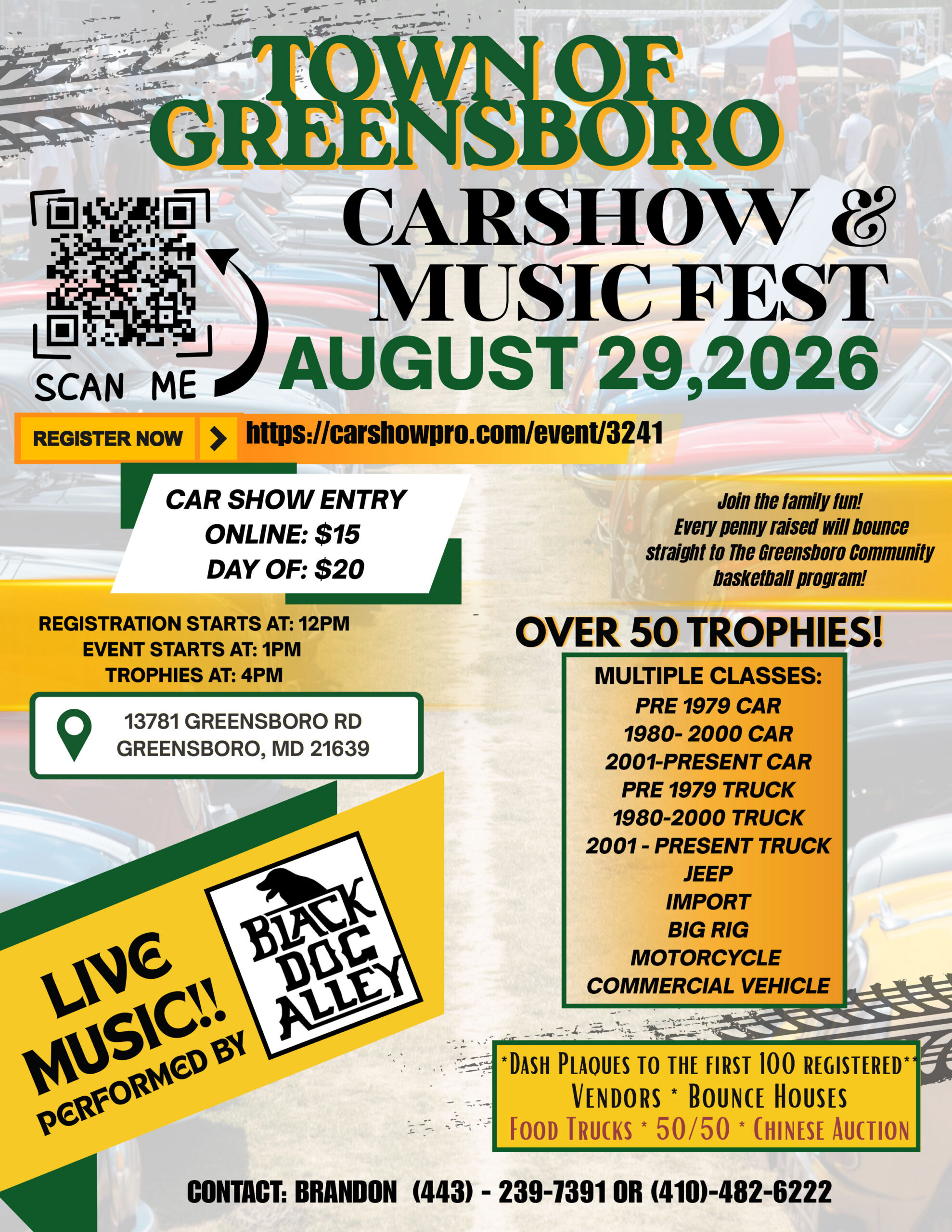 2026 Car Show & Music Fest flyer