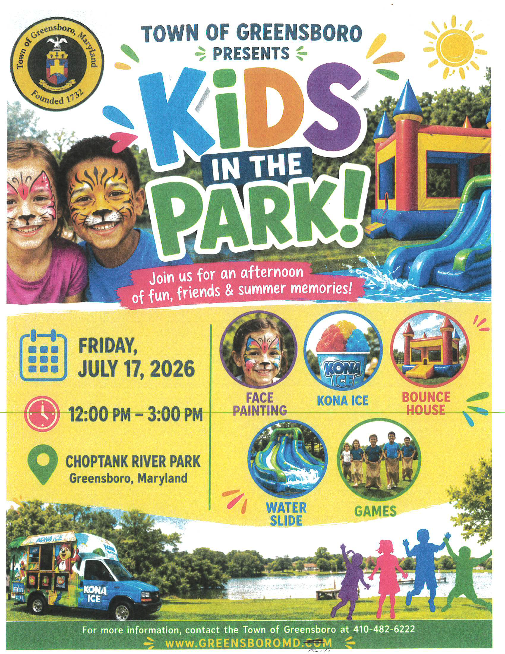 Kids in the Park! flyer